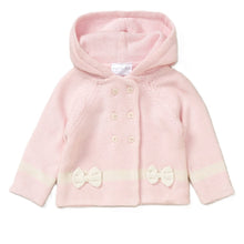 Load image into Gallery viewer, Baby Girls Double Knit Hooded Cardigan