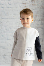 Load image into Gallery viewer, Boys Organic Colourblock Top