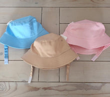 Load image into Gallery viewer, Baby Bucket Hat With Strap