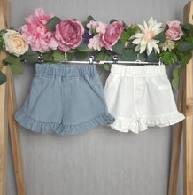 Load image into Gallery viewer, Girls Frill Hem Shorts