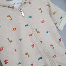 Load image into Gallery viewer, Minoti|Neutral Hooded Pramsuit