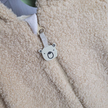 Load image into Gallery viewer, Neutral Sherpa Hooded Pramsuit
