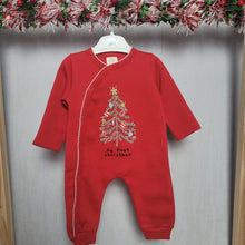 Load image into Gallery viewer, Babys 1st Christmas Romper