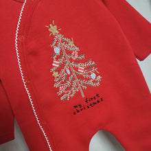 Load image into Gallery viewer, Babys 1st Christmas Romper