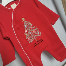 Load image into Gallery viewer, Babys 1st Christmas Romper