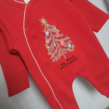 Load image into Gallery viewer, Babys 1st Christmas Romper