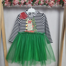 Load image into Gallery viewer, Girls Green Christmas Party Tutu Dress