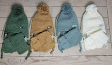 Load image into Gallery viewer, Baby Boys 3-Piece Hat Scarf and Gloves Set