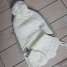 Load image into Gallery viewer, Baby Boys 3-Piece Hat Scarf and Gloves Set