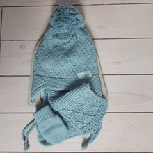 Load image into Gallery viewer, Baby Boys 3-Piece Hat Scarf and Gloves Set
