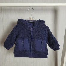 Load image into Gallery viewer, Baby Boys Sherpa Hooded Jacket