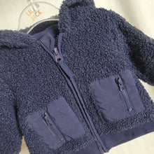 Load image into Gallery viewer, Baby Boys Sherpa Hooded Jacket