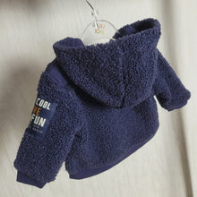 Load image into Gallery viewer, Baby Boys Sherpa Hooded Jacket