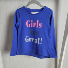 Load image into Gallery viewer, Minoti| Girls are Great Long Sleeve Top