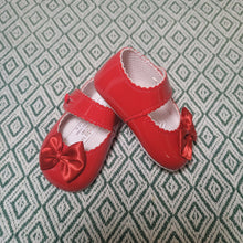 Load image into Gallery viewer, Baypods|Girls Bow Soft Sole Shoes-Red