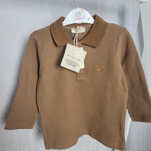 Load image into Gallery viewer, Boys Organic Brown Waffle Top