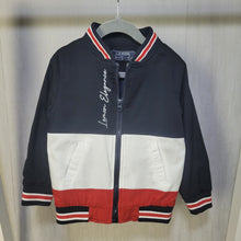 Load image into Gallery viewer, Boys Navy, White and Red Jacket
