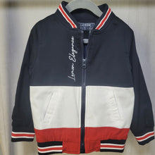 Load image into Gallery viewer, Boys Navy, White and Red Jacket