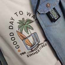 Load image into Gallery viewer, Boy Denim Shirt and White T-Shirt Set