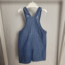 Load image into Gallery viewer, Baby Girls Denim Floral Dungarees