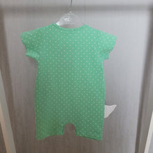 Load image into Gallery viewer, Baby Girls Green Duck Romper