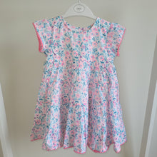 Load image into Gallery viewer, Girls Pink Floral Ditsy Print Dress