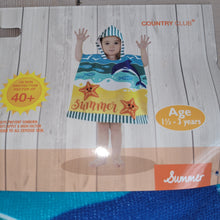 Load image into Gallery viewer, Kids Hooded Poncho Towels