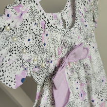 Load image into Gallery viewer, Girls Lilac Shorts and Floral Top Outfit