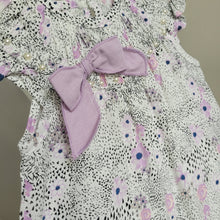 Load image into Gallery viewer, Girls Lilac Shorts and Floral Top Outfit