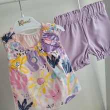 Load image into Gallery viewer, Baby Girls Colourful Summer Shorts Set