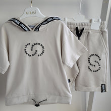 Load image into Gallery viewer, Boys 2 Piece Hooded T-Shirt and Shorts Set