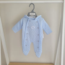 Load image into Gallery viewer, Baby Boys Quilted and Hooded Pramsuit