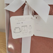 Load image into Gallery viewer, Baby Girls Knitted 4 Piece Set