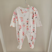 Load image into Gallery viewer, White and Pink Fairy Babygrow ..