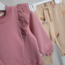 Load image into Gallery viewer, Baby Girls Scallop Top and Leggings set