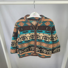 Load image into Gallery viewer, Boys Patterned Zip Up Fleece