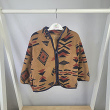 Load image into Gallery viewer, Boys Aztec Zip Up Fleece