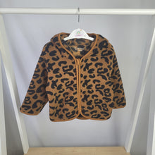 Load image into Gallery viewer, Girls Hooded Leopard Print Fleece