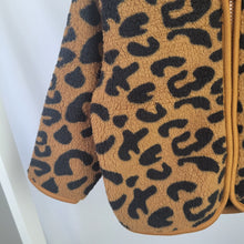 Load image into Gallery viewer, Girls Hooded Leopard Print Fleece