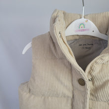 Load image into Gallery viewer, Boys Cream Ribbed Gilet