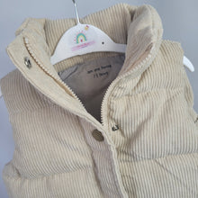 Load image into Gallery viewer, Boys Cream Ribbed Gilet