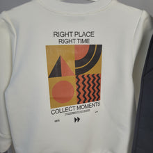 Load image into Gallery viewer, Boys Navy and White Slogan Tracksuit