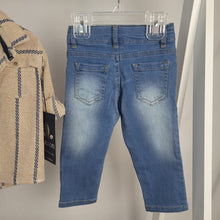 Load image into Gallery viewer, Boys Striped Shirt, Jeans And Vest Set
