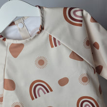 Load image into Gallery viewer, Neutral Rainbow Coverall Bib