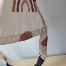 Load image into Gallery viewer, Neutral Rainbow Coverall Bib