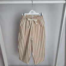 Load image into Gallery viewer, Boys Neutral Stripe Linen Style Trousers