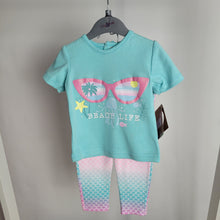 Load image into Gallery viewer, Beach Life' T-Shirt & Leggings Set