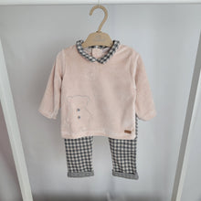Load image into Gallery viewer, Baby Boys 2-Piece Body and Checked Pants Set