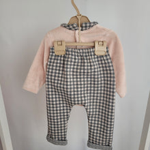 Load image into Gallery viewer, Baby Boys 2-Piece Body and Checked Pants Set