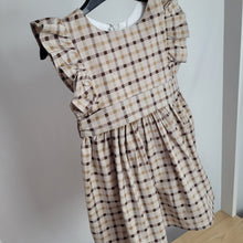 Load image into Gallery viewer, Baby Girls Plaid Ruffled Dress